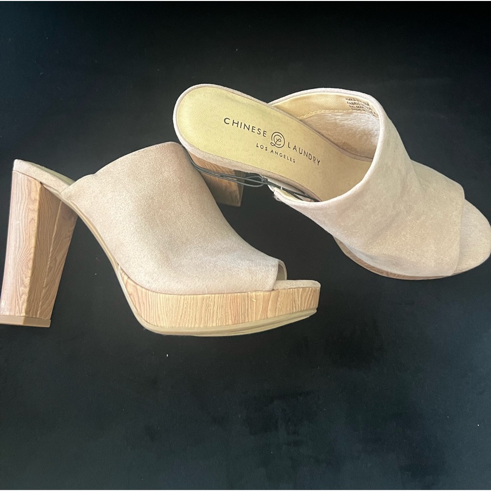 High heel mule